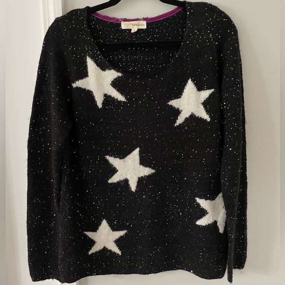 Rewind Sweaters - Rewind Sequined Starry Knit Sweater
